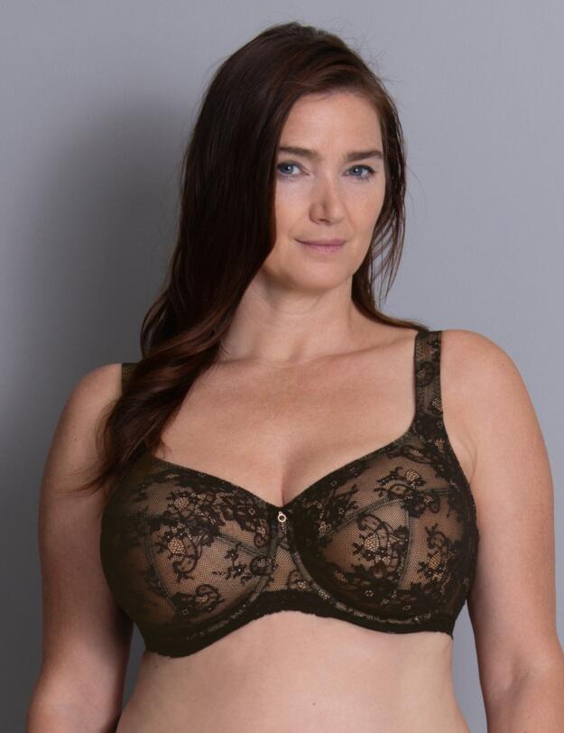 Rosa Faia Abby Underwired Full Cup Bra Black 