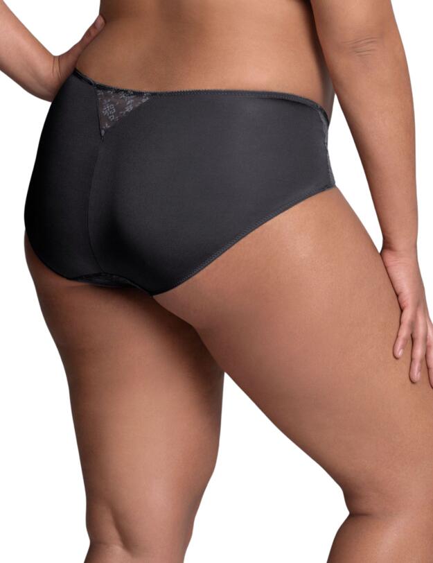 Rosa Faia Fleur High Waist Briefs Anthracite 