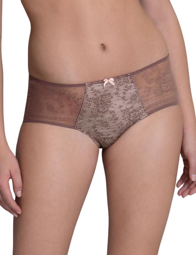 Rosa Faia Fleur High Waist Briefs Berry 
