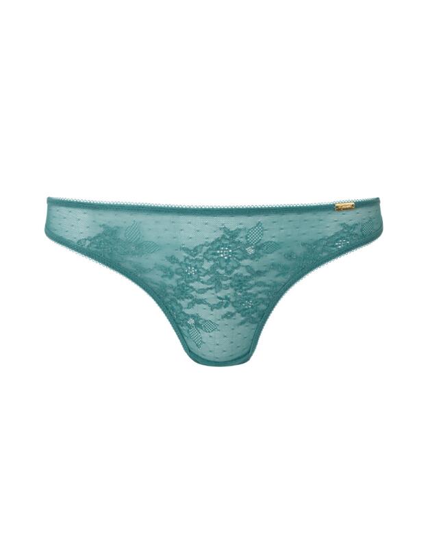 Gossard Glossies Lace Brief Jade