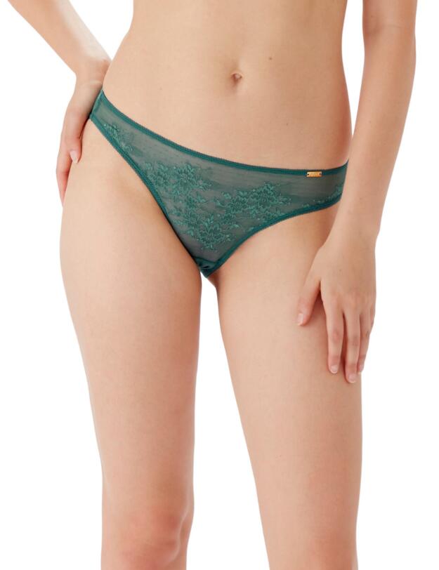 Gossard Glossies Lace Brief Jade