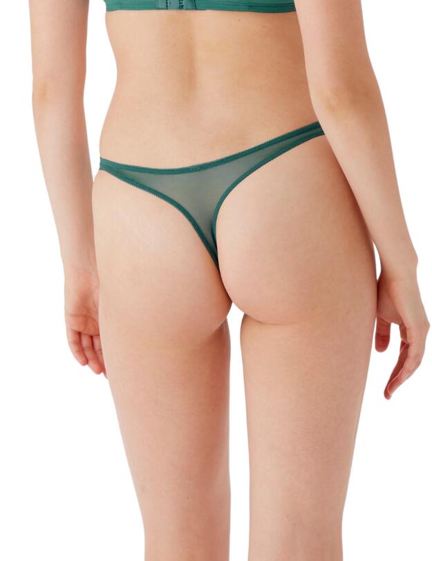 Gossard Glossies Lace Thong Jade