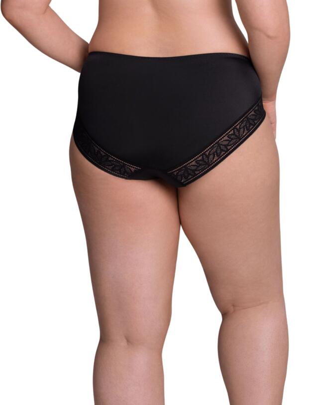 Rosa Faia Selena High Waist Briefs + Black 