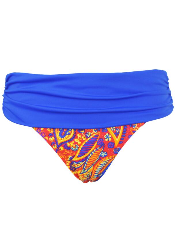 Pour Moi Atlas Fold Over Bikini Brief Red