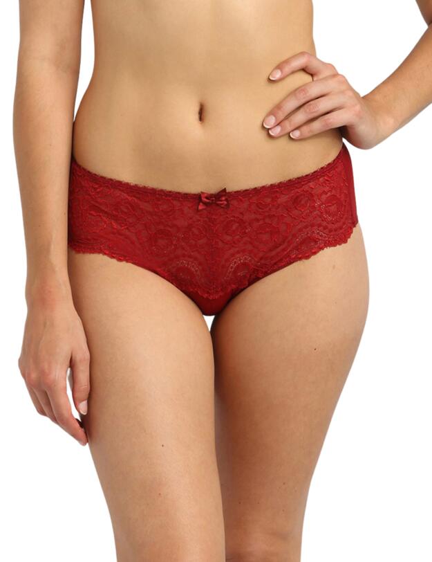 Playtex Flower Elegance Midi Brief Carmine Red