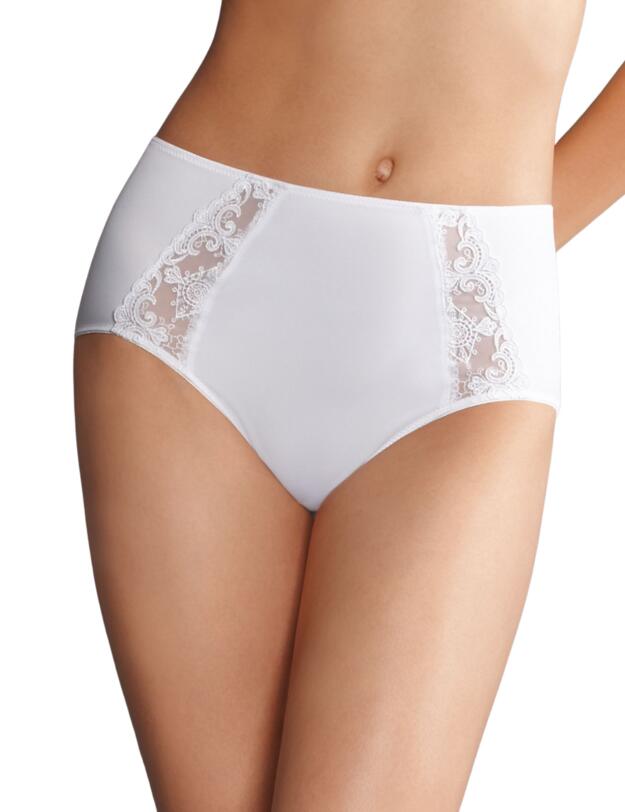 Rosa Faia Grazia High Waist Briefs + White 