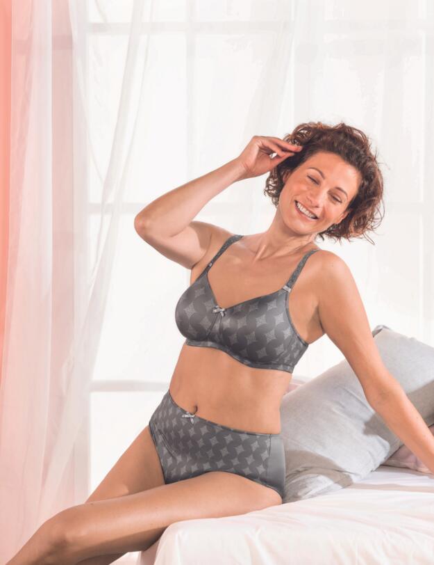 Rosa Faia Mila High Waist Briefs + Storm Grey 