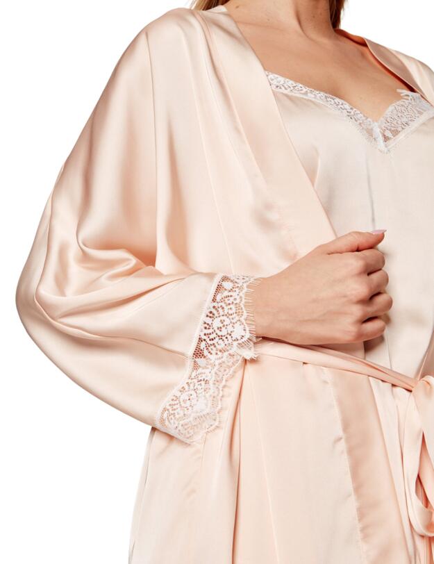  Simone Perele Satin Secrets Kimono Daylight