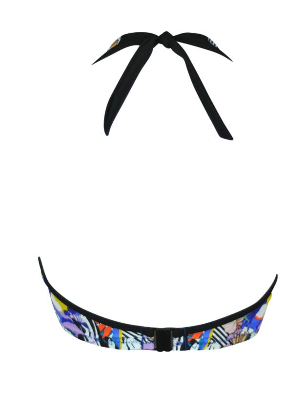 Pour Moi Halcyon Underwired Halter Bikini Top Multi