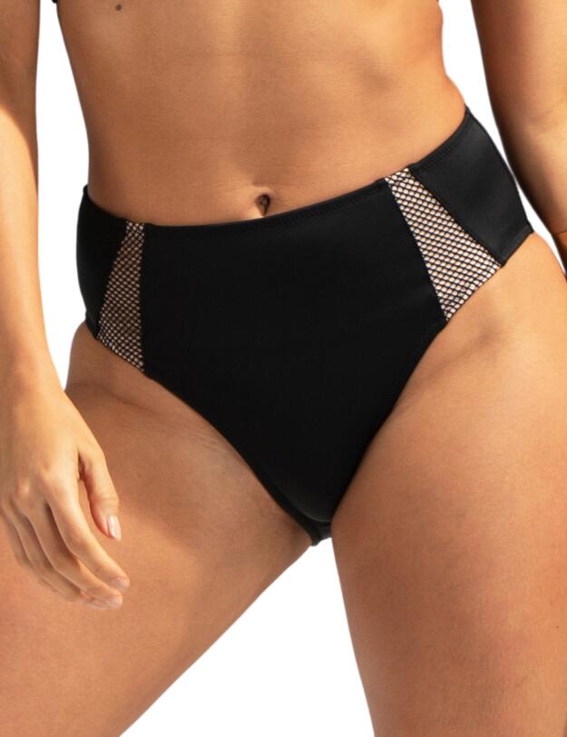 Pour Moi Glamazonia Deep Bikini Brief Black