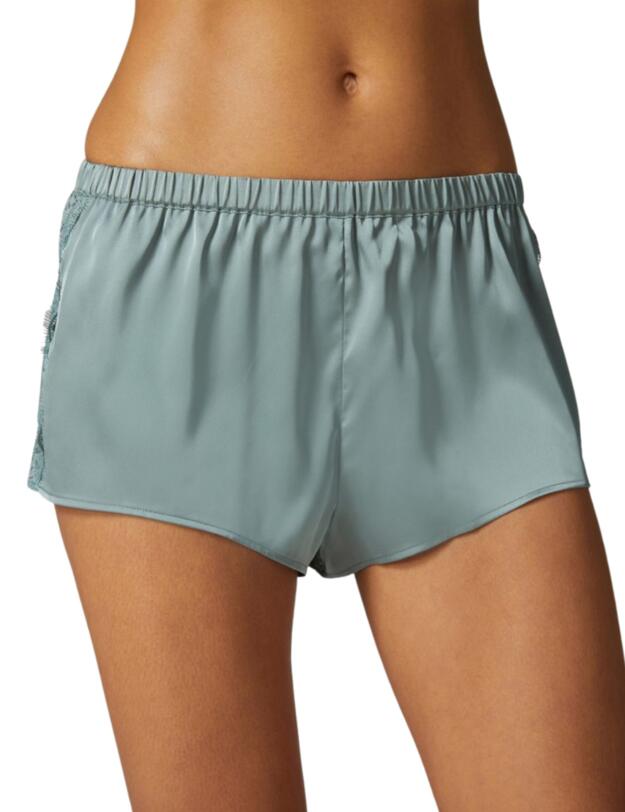 Simone Perele Satin Secrets Shorts Velvet Green