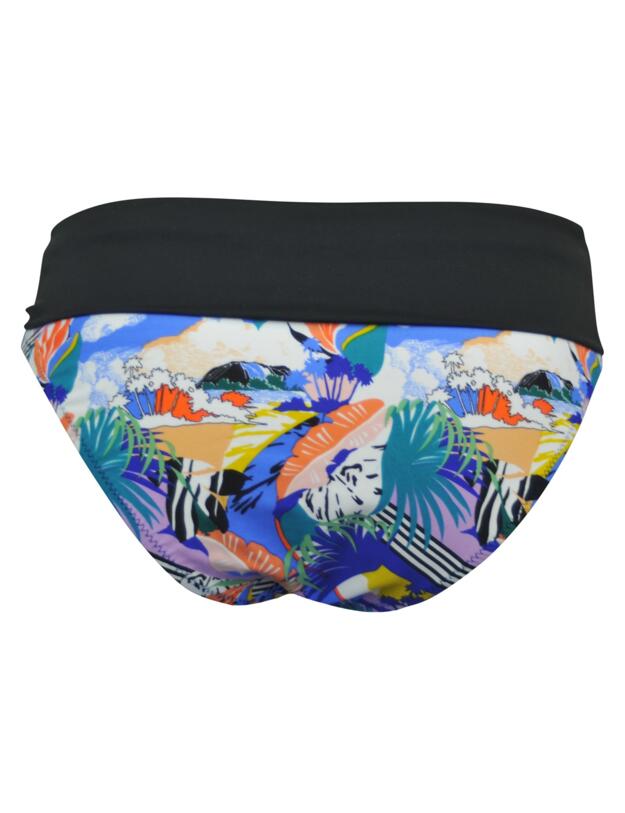 Pour Moi Halcyon Fold Over Bikini Brief Multi