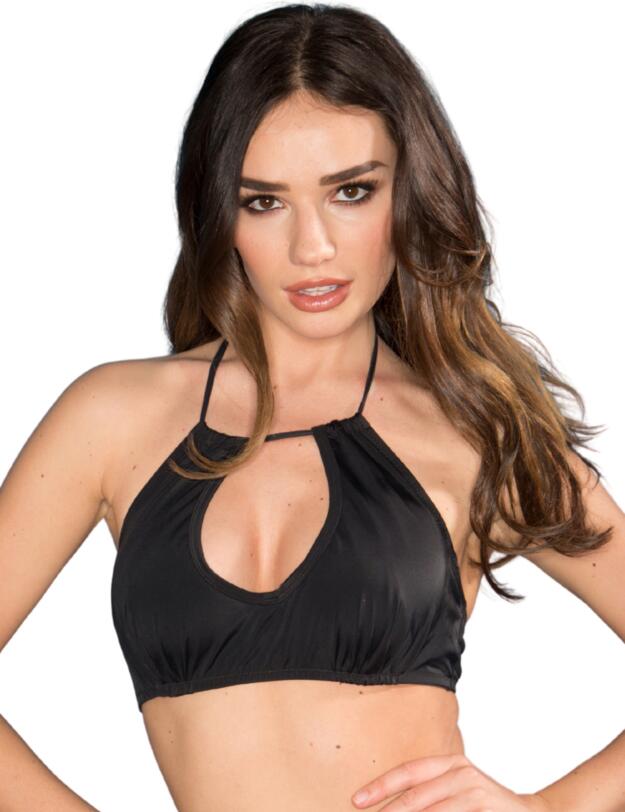 Pour Moi LBB Ring Neck Bikini Top Black