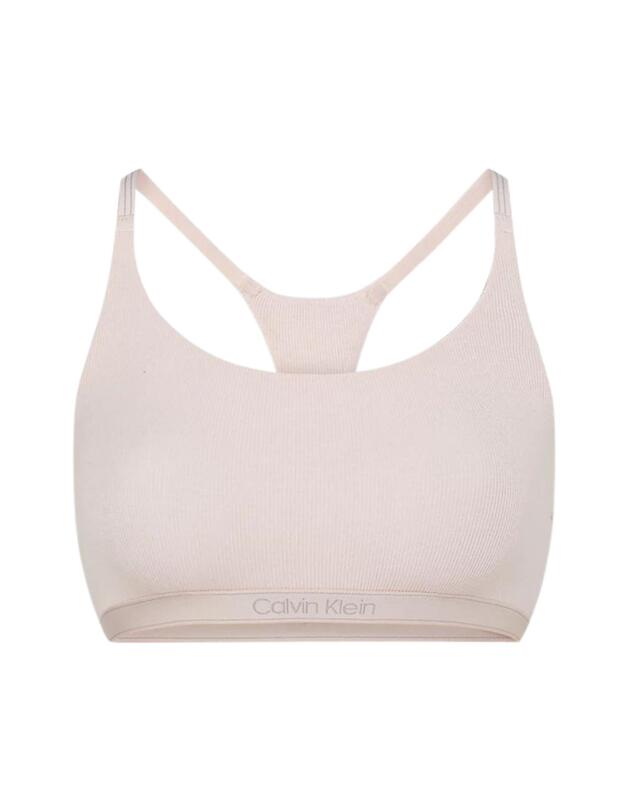 Calvin Klein Pure Ribbed Bralette Barely Pink