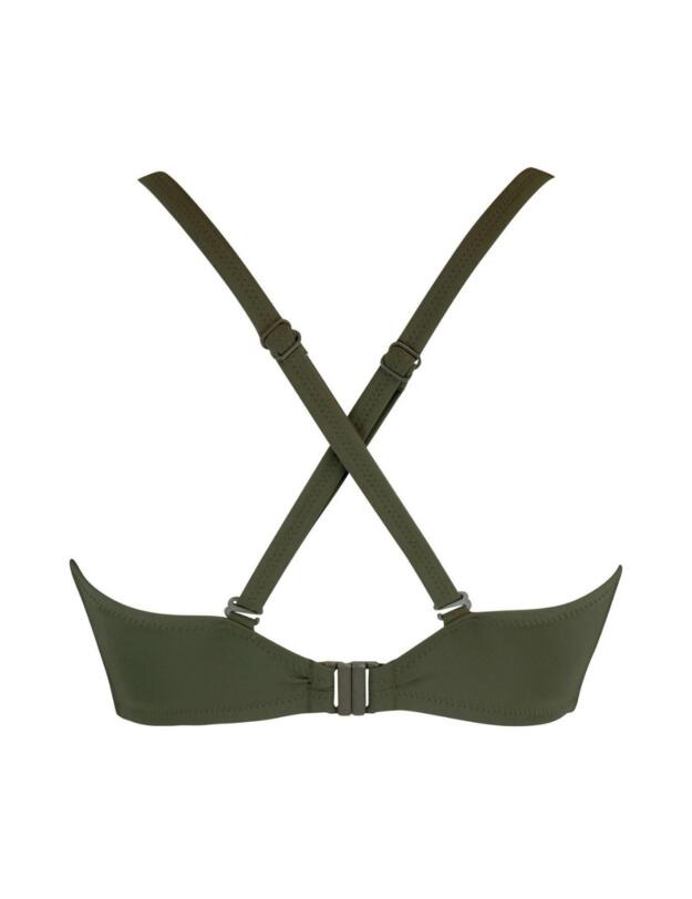 Pour Moi Rope Convertible Bikini Top Khaki