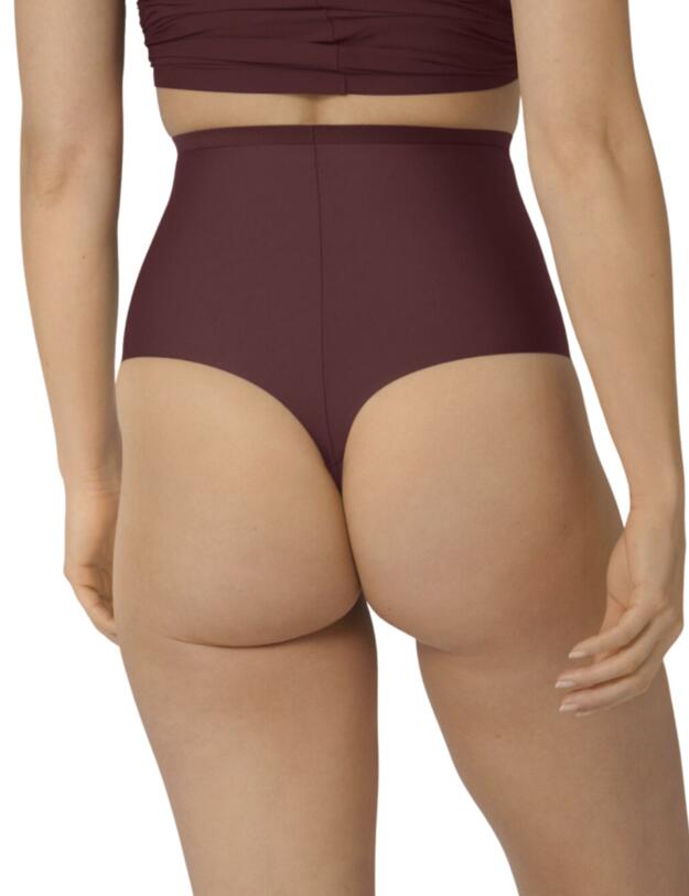Triumph Shape Smart Highwaist String Brief Decadent Chocolate