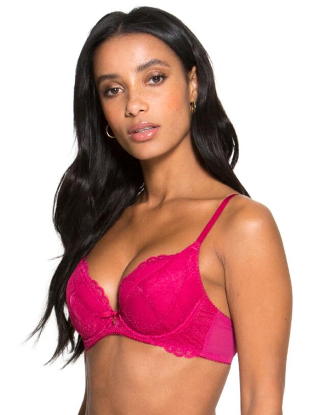 7711 Gossard Superboost Lace Padded Plunge Bra Vivacious 
