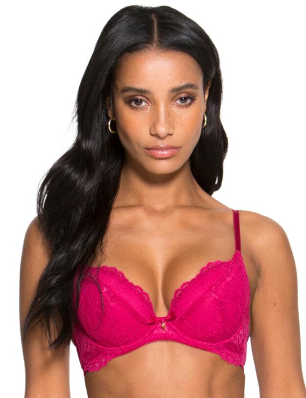 7711 Gossard Superboost Lace Padded Plunge Bra Vivacious 