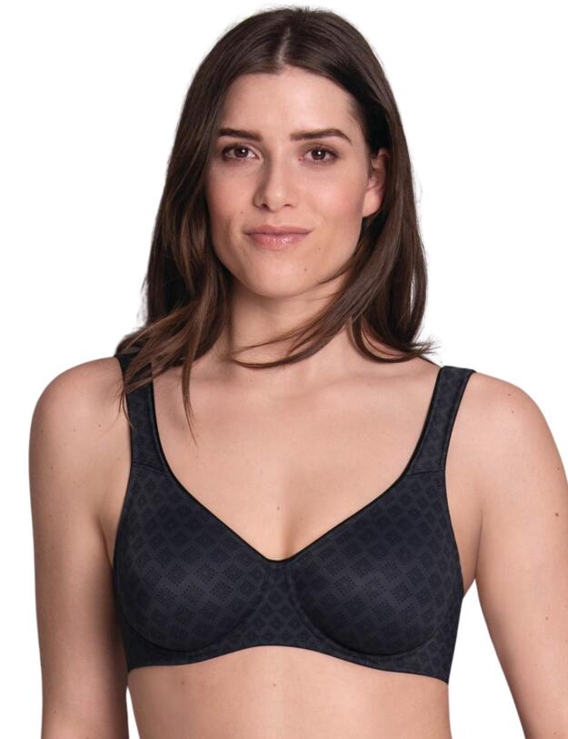 Rosa Faia Twin Art Underwired Bra Shadow Blue 