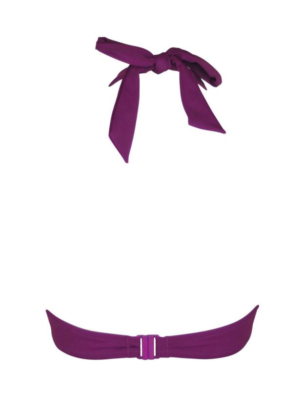 Pour Moi Instaglam Cut Away Bikini Top Purple