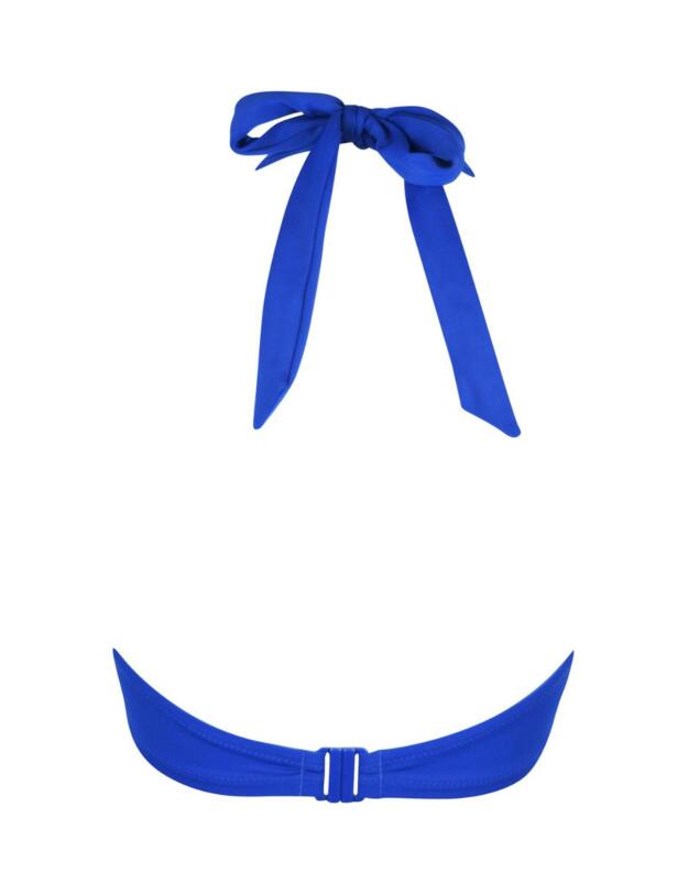 Pour Moi Pool Party Padded Underwired Bikini Top Blue