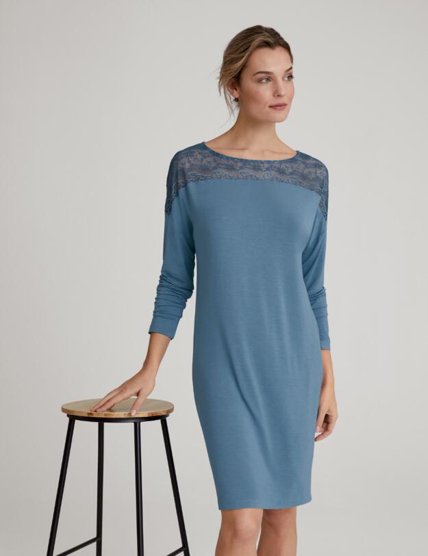 Triumph Amourette Nightdress Blue Snow 