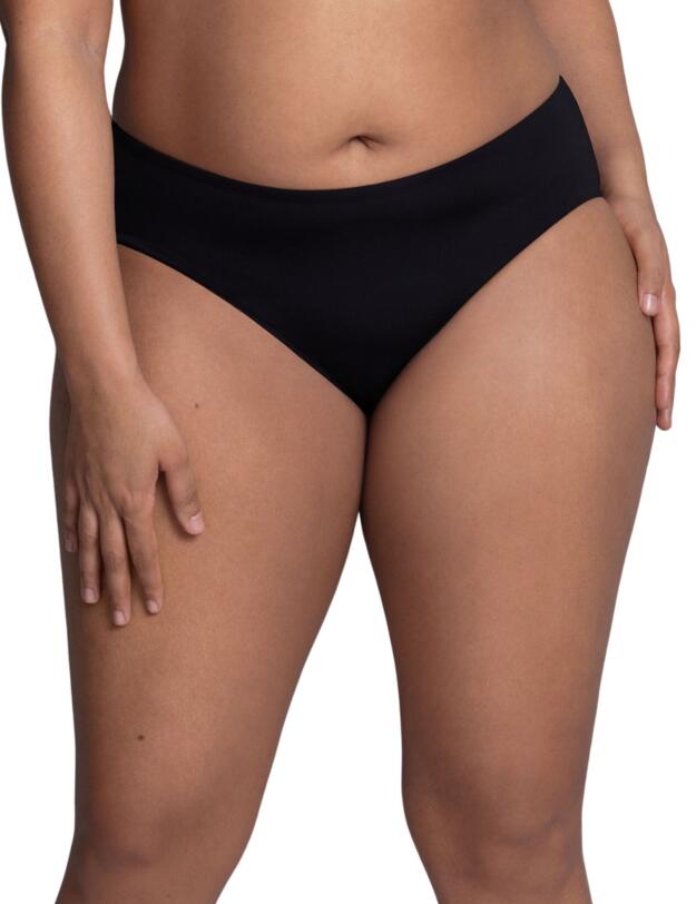 Rosa Faia Twin High Waist Briefs Black