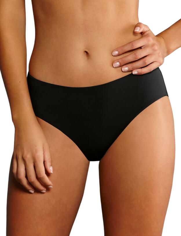 Rosa Faia Twin High Waist Briefs Black