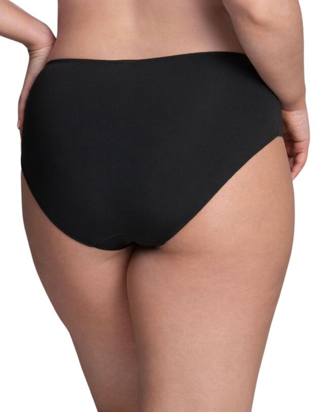 Rosa Faia Twin High Waist Briefs Black
