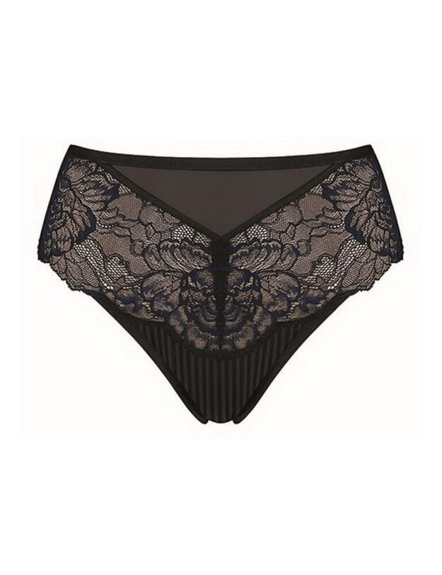 Triumph Peony Florale Maxi Brief Black 