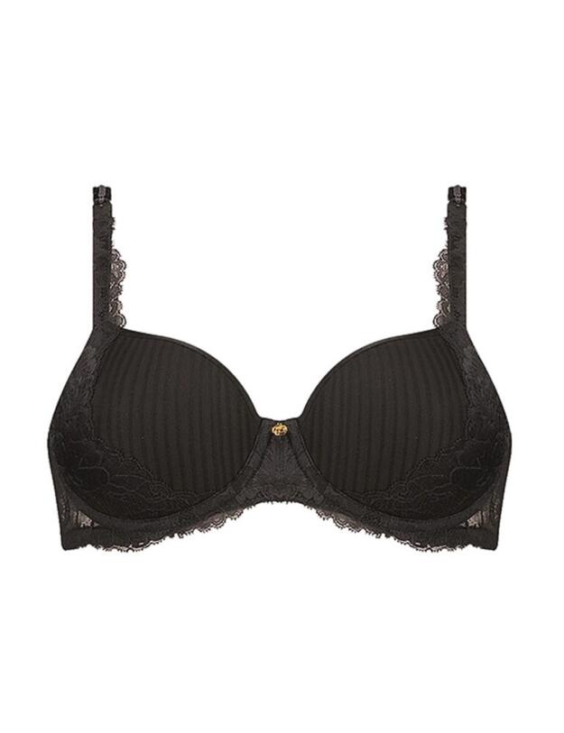 Triumph Peony Florale Padded Bra Black 