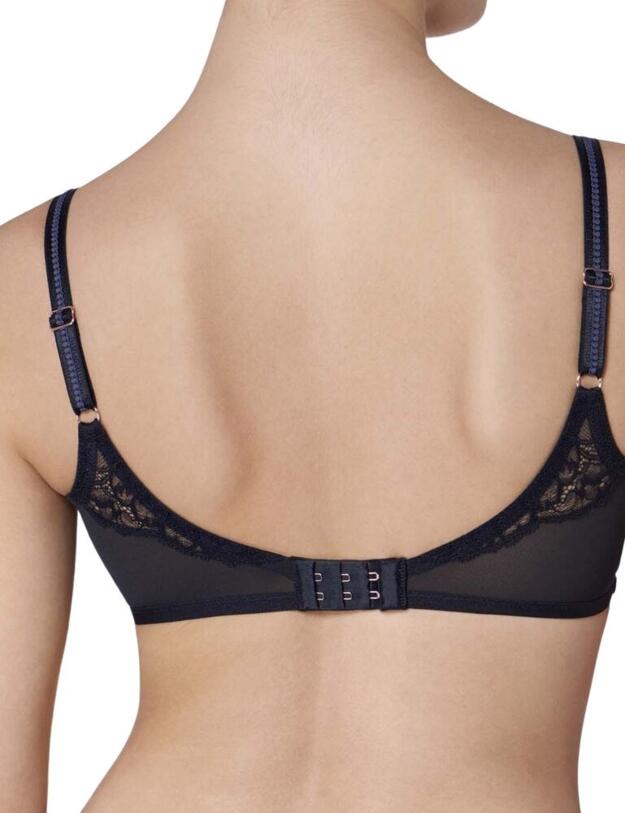 Triumph Peony Florale Padded Bra Black 