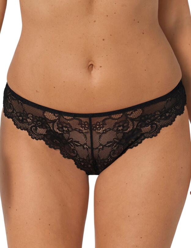 Triumph Tempting Lace Brazilian Brief Black 