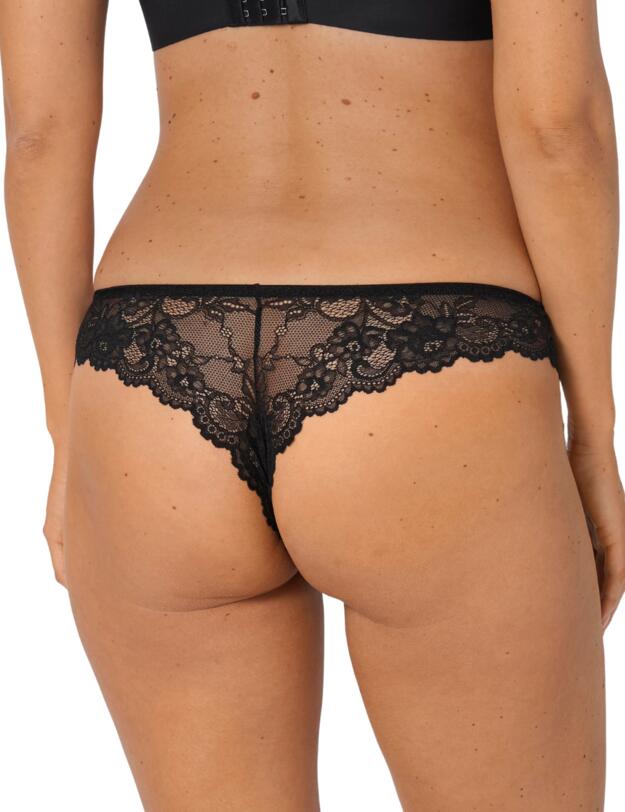 Triumph Tempting Lace Brazilian Brief Black 