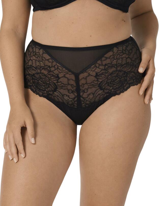 Triumph Peony Florale Maxi Brief Black 