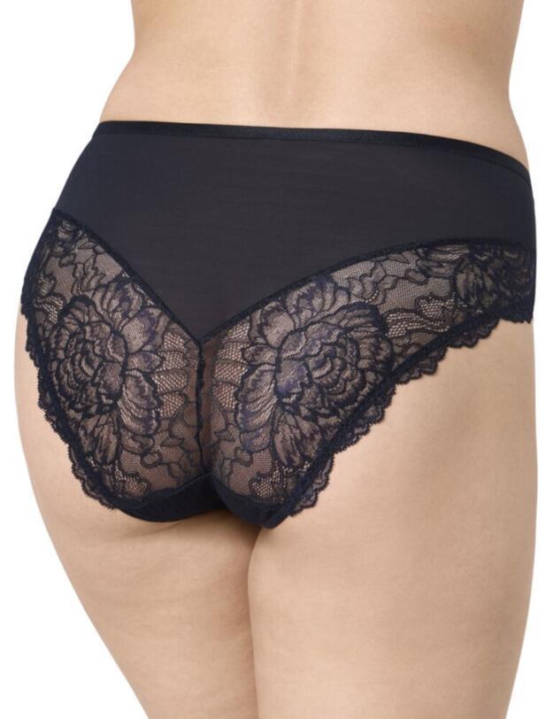 Triumph Peony Florale Maxi Brief Black 