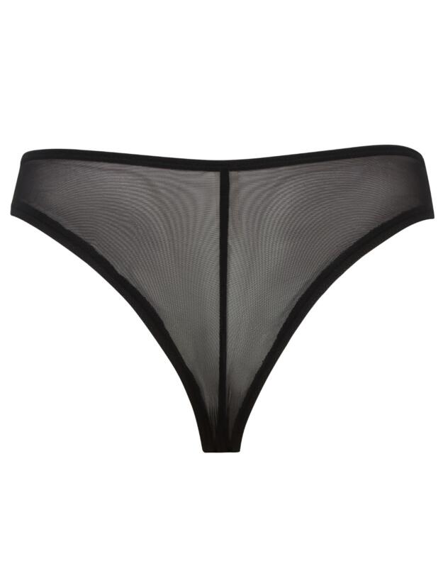 Gossard Glitter Brazilian Brief Black