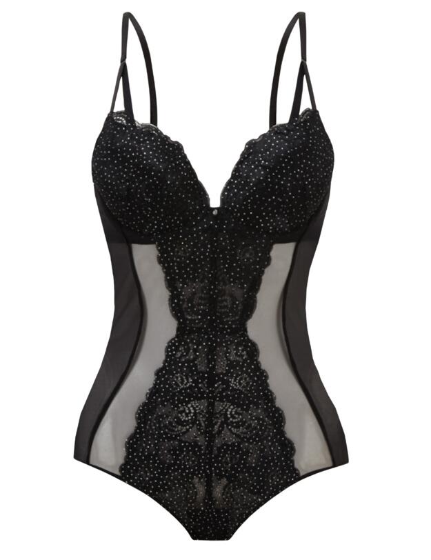 Gossard Glitter Padded Body Black
