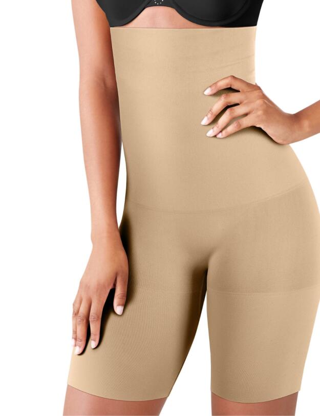 Maidenform High Waist Thigh Slimmer Latte Lift 
