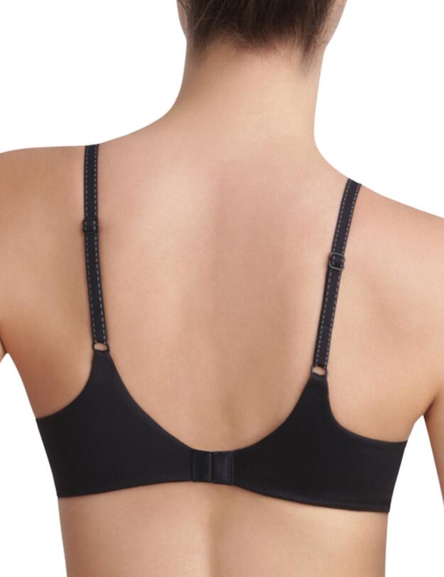 Maidenform Tailored Plunge Push-Up Bra Black /Body Beige 