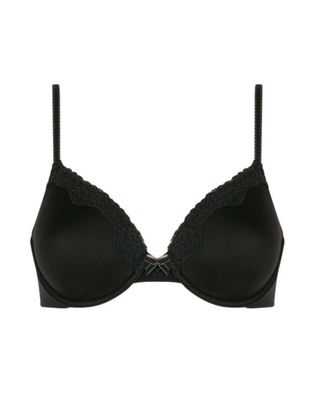 Maidenform Tailored Plunge Push-Up Bra Black /Body Beige 