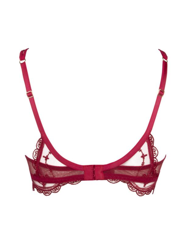 Lise Charmel Tellement Glamour Half Cup Bra So Rubis 