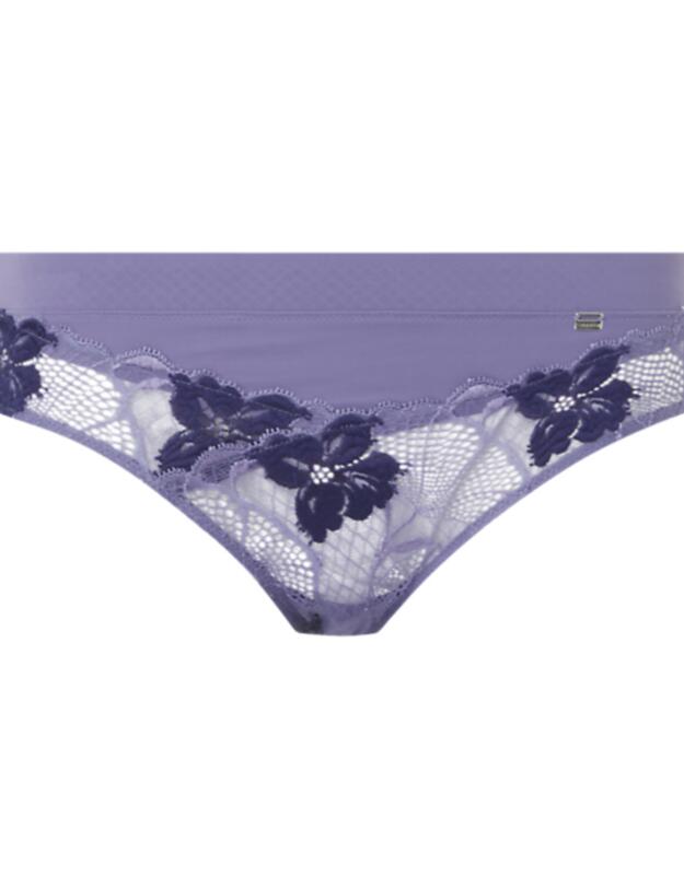 Calvin Klein Flex Poppy Floral High Leg Brief Bleached Denim