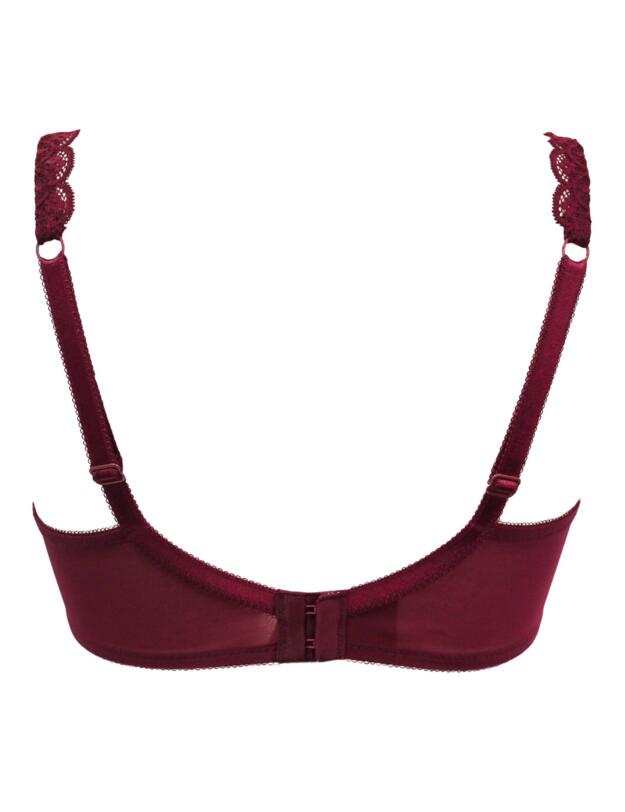  Pour Moi Rebel Padded Plunge Bra Black Cherry