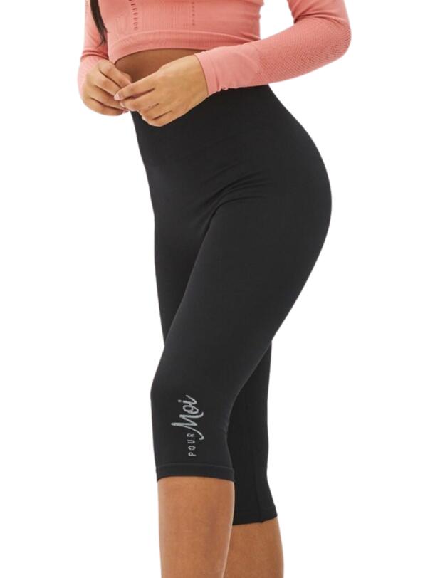 Pour Moi Energy Seamless Capri Leggings Black 