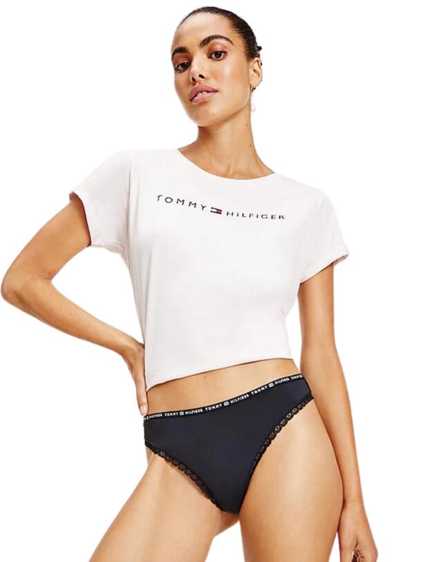 Tommy Hilfiger Hilfiger Lace Thong (3PK) Black