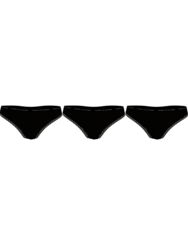 Tommy Hilfiger Hilfiger Lace Thong (3PK) Black