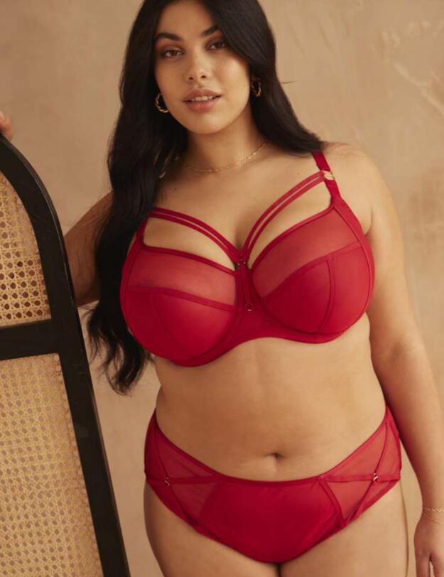  Sculptresse by Panache Dionne Midi Brief fiery Red