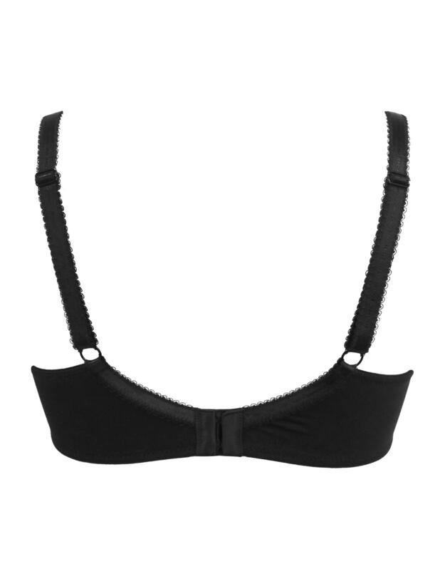 Pour Moi Aura Side Support Underwired Bra Black