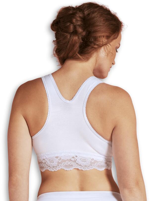 Carriwell Crossover Sleeping Nursing Bra White